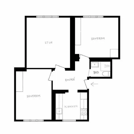 Apartment Newly Renovated Centrally Located In *